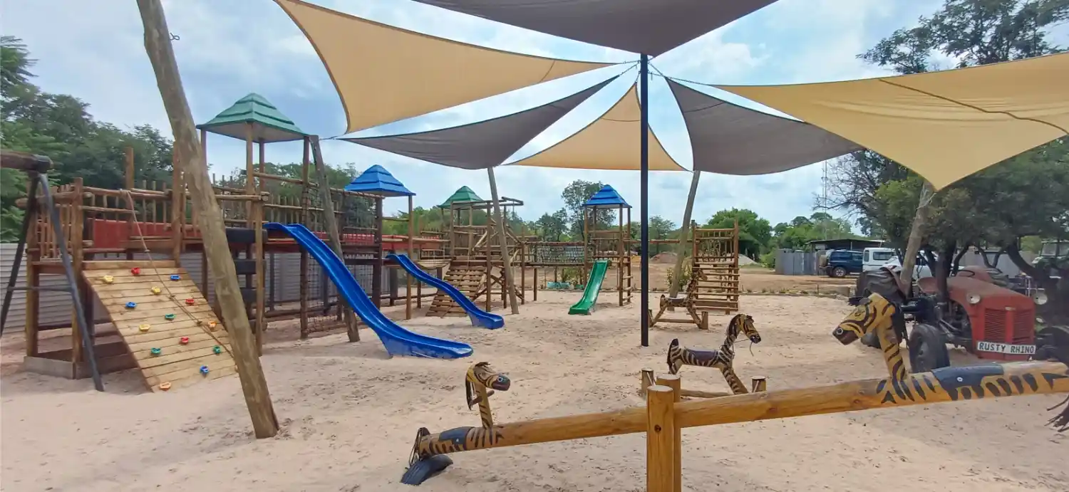 Rusty Rhino kids playground in Dinokeng Game Reserve