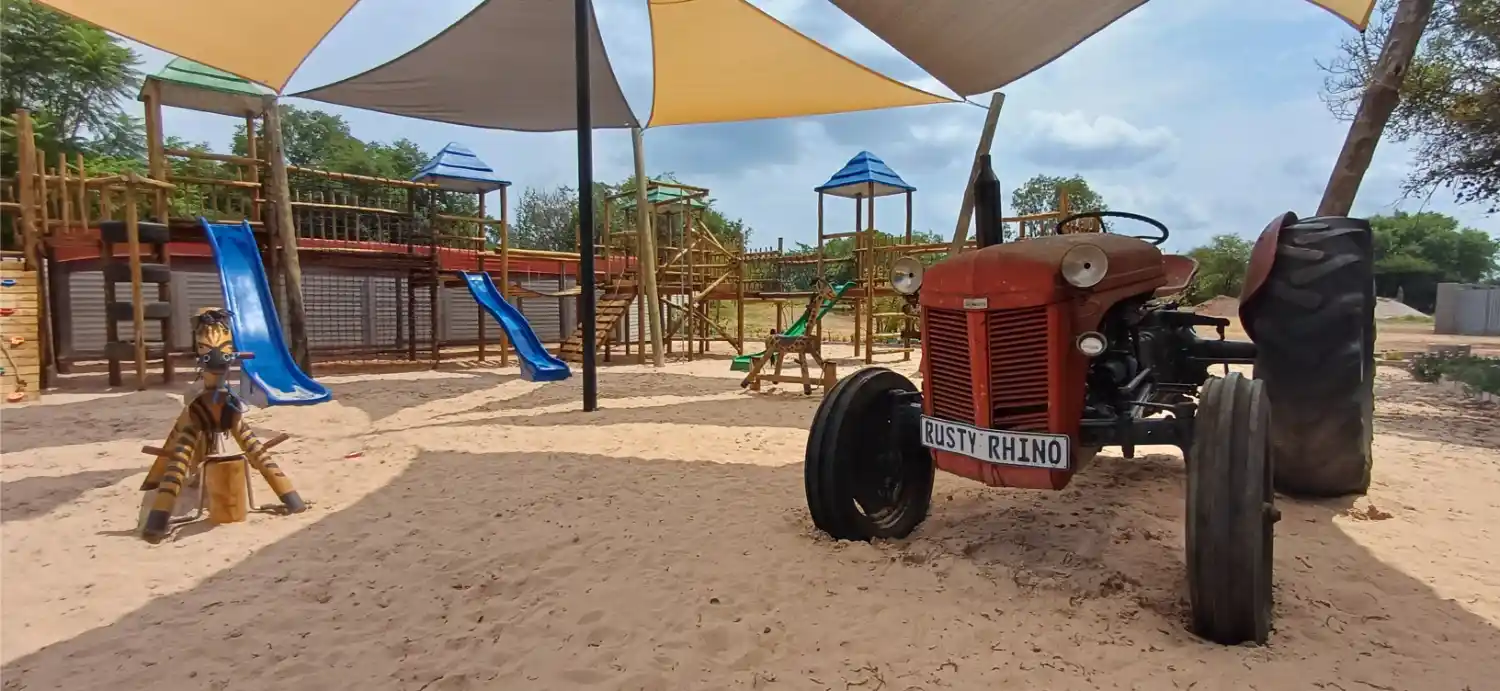 Rusty Rhino kids playground in Dinokeng Game Reserve